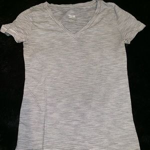Striped V-Neck